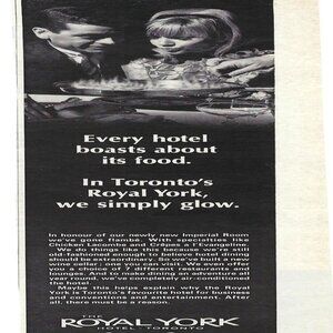1967 The Royal York Hotel in Toronto Canadian Pacific Vintage Magazine Print Ad
